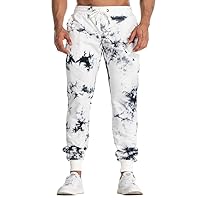 AIMPACT Men's Casual Jogger Sweatpants Tie Dye Running Sweatpants with Pockets