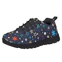 Boys and Girls Running Shoes Comfortable Non-Slip Children Walking Shoes Interplanetary Astronaut 3D Printed Shoes Fashion Sportswear Shoes