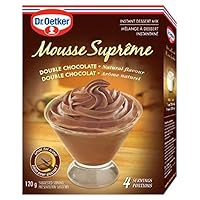 Dr Oetker Double Chocolate Mousse, 4.2-Ounce (Pack of 6)