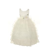 Baby & Girl's Pageant Communion Flower Girl Dress White Ivory S-XL, 2-12