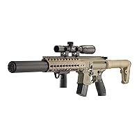 SIG SAUER MCX .177 Caliber 88Gr CO2-Powered 30rd Semi-Auto Pellet Air Rifle with 1-4x24 Scope (CO2 Not Included)