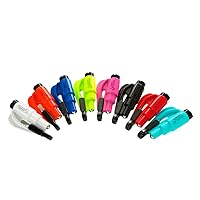 resqme The Original Emergency Keychain Car Escape Tool, 2-in-1 Seatbelt Cutter and Window Breaker, Made in USA, Rainbow Pack 8 Colors - Compact Emergency Hammer