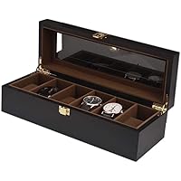 Luxury Watch Box,Jewelry Box Jewelry Box - Solid Wood Watch Storage Box Finishing Box Bracelet Watch Bracelet Collection Box Gift Jewelry Display Box Women