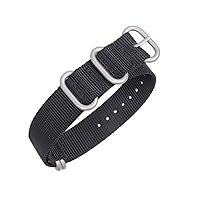 Zulu Strap 18/19/20/21/22/23/24/26mm Nylon Watch Bands Replacement Military Canvas Watch Strap One Piece Watchband
