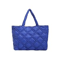 Quilted Tote Bag Crossbody Bags for Women Small Large Puffer Tote Bags Boho Hippe Padded Handbag Y2k Bag