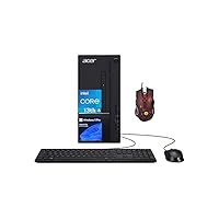 acer Aspire Business Desktop Computer - Intel Core i5-13400 (10-core), TC-1770-UR11, 16GB DDR4 RAM, 512GB SSD, Bluetooth, Wi-Fi 6, Windows 11 Pro, with Gaming Mouse