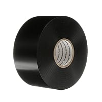 3M Scotchrap Vinyl Corrosion Protection Tape 50, Unprinted, 2 in x 100 ft, Black