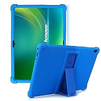 Silicone Stand Case for Lenovo Smart Tab M10 10.1 inch ONLY FITS Tablet Models TB-X605F, TB-X505F,I,L,X and P10 (TB-X705F) Tablet. (Navy Blue)