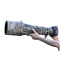 Camouflage Waterproof Lens Coat for Nikon AF-S 600mm F4 E FL ED VR Rainproof Lens Protective Cover (Reed Camouflage)
