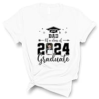 Personalized Proud Family of A Class of 2024 T-Shirt, Custom Graduation 2024 Shirt, Graduate Class of 2024 Shirt
