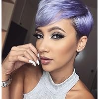 FCHW Short Pixie Cut Hair Wig Short Hairstyles Synthetic Wigs For Women Popular Fashion Wigs Heat Resistant Hairpieces Women's Wig (DZ1102)