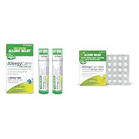 Boiron AllergyCalm On The Go 2 Count and Kids 60 Count Tablets for Allergy Symptom Relief