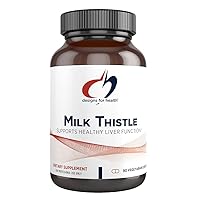 Designs for Health Milk Thistle Extract - Highly Standardized to 80% Silymarin from Milk Thistle Seed - Liver + Detox Support Supplement with Sunflower Lecithin to Improve Absorption (90 Capsules)