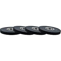 Monkey Tape 4-Pack (0.3” x 15yds, Black) Premium Jiu Jitsu Sports Athletic Finger Tape - for BJJ, Grappling, MMA, & Judo