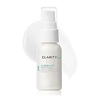 ClarityRx C-Results Vitamin C Facial Cleanser, Natural Plant-Based Brightening Face Wash with Lactic Acid
