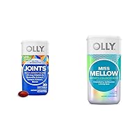 OLLY Ultra Joint Softgels & Miss Mellow Capsules, Boswellic Extract & Chasteberry Fruit, 30 Count Each