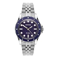 Sekonda Ladies Analogue Quartz Watch with Blue Dial and Stainless Steel Bracelet 40016