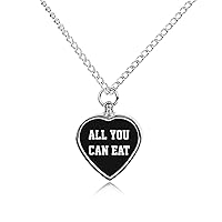 All You Can Eat Pet Urn Necklace for Ashes Keepsake Cremation Jewelry Memorial Pendant for Dog Cat