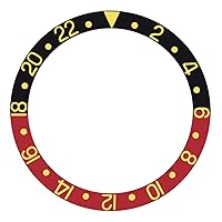 Ewatchparts BEZEL INSERT COMPATIBLE WITH ROLEX GMT I II COKE 16700 16710 16713 16718 16760 BLACK/RED GF