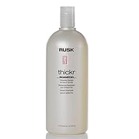 RUSK Designer Collection Thickr Thickening Shampoo, Plumps Up the Cuticle to Increase Strength, Lift and Texture, Leaves Hair with Soft and Manageable 33.8 Fl Oz (Pack of 1)