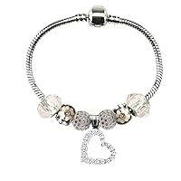 Fit Pandora Charm Bracelet All Month Birthstone Best Birthday Gifts for Women and Girls DIY Jewelry