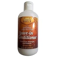 Leave-in Conditioner with Organic Shea Butter (Paraben-free) 8oz