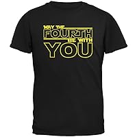 Old Glory May The Fourth Be with You Black Youth T-Shirt