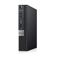 Dell Optiplex 7000 7070 Micro Tower Desktop Computer Tower (2019) | Core i7-1TB SSD Hard Drive - 32GB RAM | 8 Cores @ 4.3 GHz Win 10 Pro (Renewed)