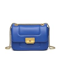 Women's flip style elegant cloud bag Klein blue small square bag crossbody bag purses