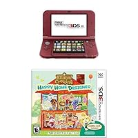 New Nintendo 3DS XL Red with Animal Crossing: Happy Home Designer