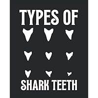 9 types de requins dents espèces biologie vie collecteur de dents carnet d'observation: Journal d'observation de la nature des dents de requin de l'ingénieur marin (French Edition)