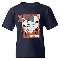 Sabito Cat Mask Anime Manga Demon Youth Tee Unisex T-Shirt