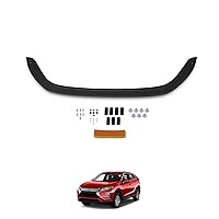 Hood Protector Ehiltek – for Mitsubishi Eclipse Cross (2018+) Hood Deflector, Protects from Particles & Bug, All Weather - Durable and Easy Assembly