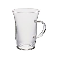 Hario Heat Resistant Glass Mug, 240ml, Clear