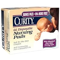 Disposable Nursing Pads, 66 Pads (Pack of 6)