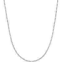 Savlano 925 Sterling Silver 1.5mm Italian Solid Figaro Link Chain Necklace Comes With a Gift Box for Men & Women - Made in Italy