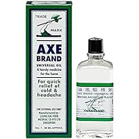 BMED Axe Oil for Instant Pain, Cold and Headache Relief, 56ml,1 Pc