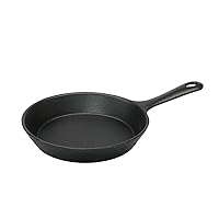Asahi Nambu Iron Skillet Family Pan, Inner Diameter: 5.5 inches (14 cm), For Use With Gas, Induction, Oven Grill Pans, For Commercial Use