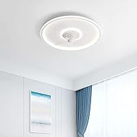 Fan Lights, Ceilifans with Lights and Remote for Bedrooms Ceilifan Childrens Ceilifans Withps Silent in Lightifan Light/White