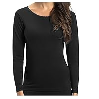Rocky Women's Thermal Base Layer Top (Long John Underwear Shirt) Insulated for Outdoor Ski Warmth/Extreme Cold Pajamas