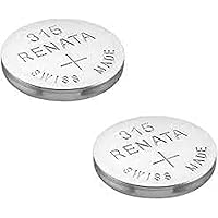 Renata 315 SR716SW Batteries - 1.55V Silver Oxide 315 Watch Battery (2 Count)