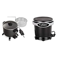 Presto Kitchen Kettle Multi-Cooker/Steamer (06006) and FryDaddy Electric Deep Fryer (05420) Bundle
