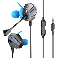 VersionTECH. N2 Gaming Headset for PS4, New Xbox One Controller, Surround Stereo Over-Ear Headphones with Mic, LED Lights, Auto-Adjust Headband for PC Mac Nintendo Switch iPad Cellphones
