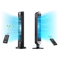 Dreo Cruiser Pro Tower Fan 90° Oscillating Fans & Tower Fan with Remote, 90° Oscillating Bladeless Fan, 42 Inch, Quiet with 6 Speeds, Large LED Display, Touchpad, 12H Timer