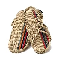 Nomadic State of Mind Woodstock Sandal - Handmade Rope Shoes – Machine Washable – Comfortable, Colorfast & Lightweight – Vegan Friendly – for Women & Men