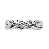 Ladies 4 Band Puzzle Ring Style 4T