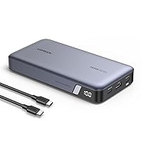 INIU Batterie Externe, 25000mAh 100W Power Bank Charge Rapide, Batterie  Externe USB C in & Out