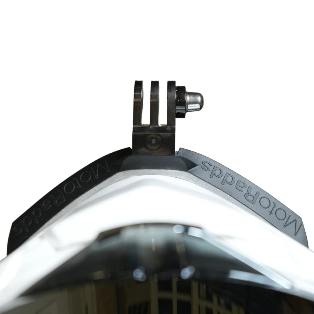 MotoRadds Flex Slim Flexible Universal Helmet Chin Camera Mount for GoPro Hero 10,9,8, AKASO, SJCAM, Insta360 Action Cameras for Motorcycle, Mountain Bike, Slopestyle, Motocross, Snowmobile…