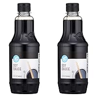 Amazon Brand, Happy Belly Soy Sauce, 15 Fl Oz (Pack of 2)