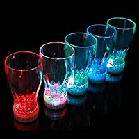 Party Pack of 24 11-oz LED Light-Up Flashing Multi-Color Cola/Juice Party Cups